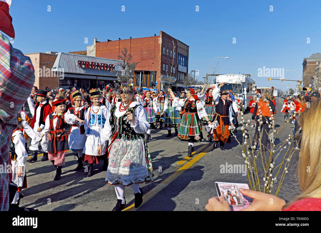 The 2019 Dyngus Day parade in Buffalo, New York is the largest in the