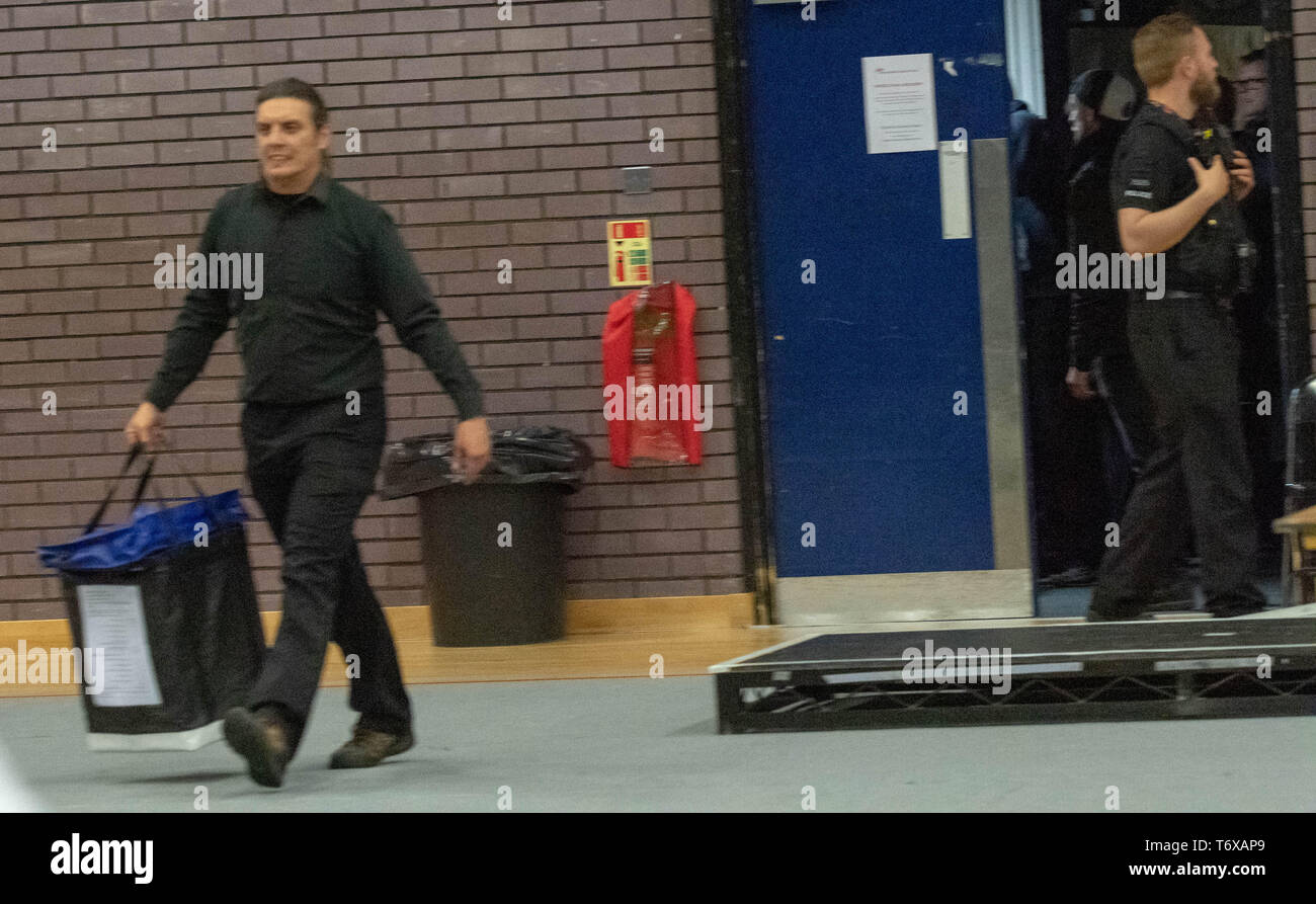 Brentwood brough council election count hires stock photography and