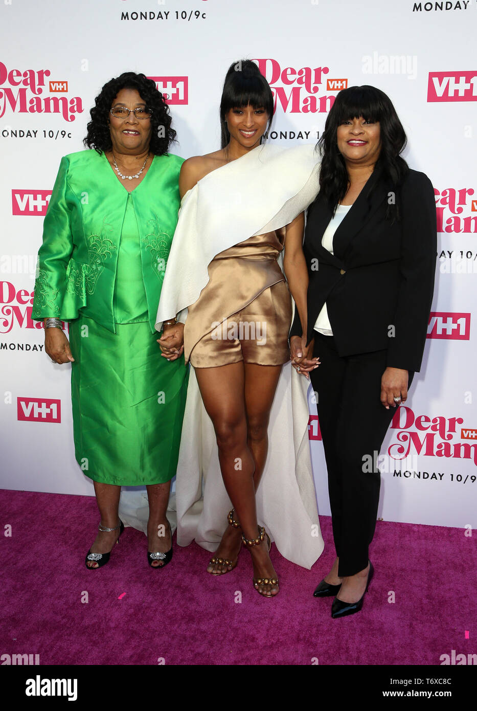 Los Angeles, Ca, USA. 2nd May, 2019. Ciara with grandmother Gladys