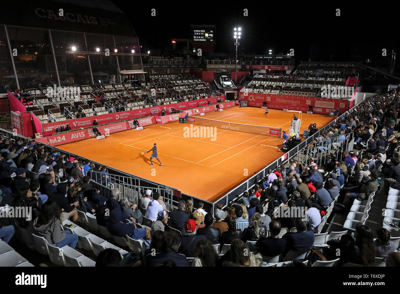 General view of the main tennis court during the Day 6 of Millennium Estoril  Open 2019 Stock Photo - Alamy
