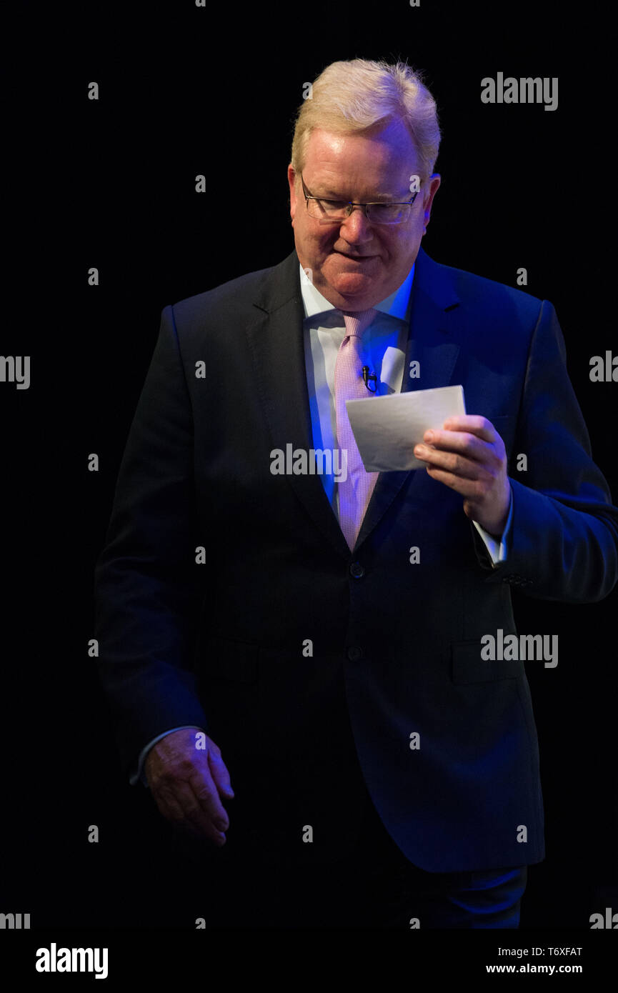 Aberdeen, UK. 3rd May, 2019. Jackson Carlaw, Deputy Leader of the Scottish Conservative & Unionist Party, delivers his keynote speech address to conference. Credit: Colin Fisher/Alamy Live News Stock Photo