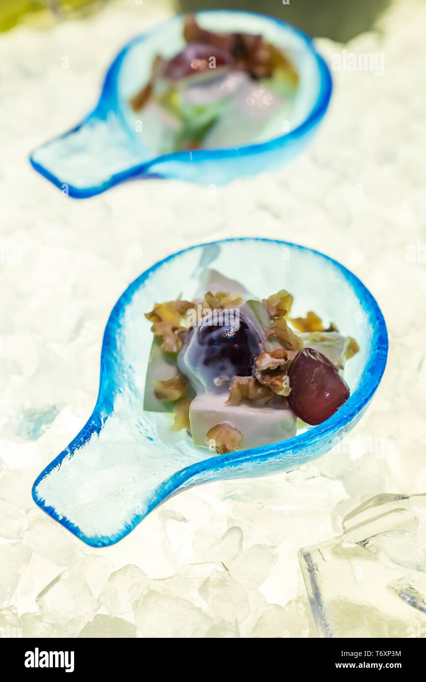 Salad canape Stock Photo