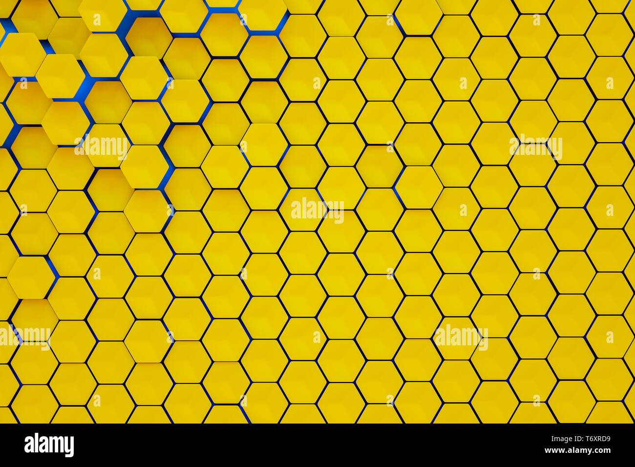 hexagonal shapes background Stock Photo - Alamy