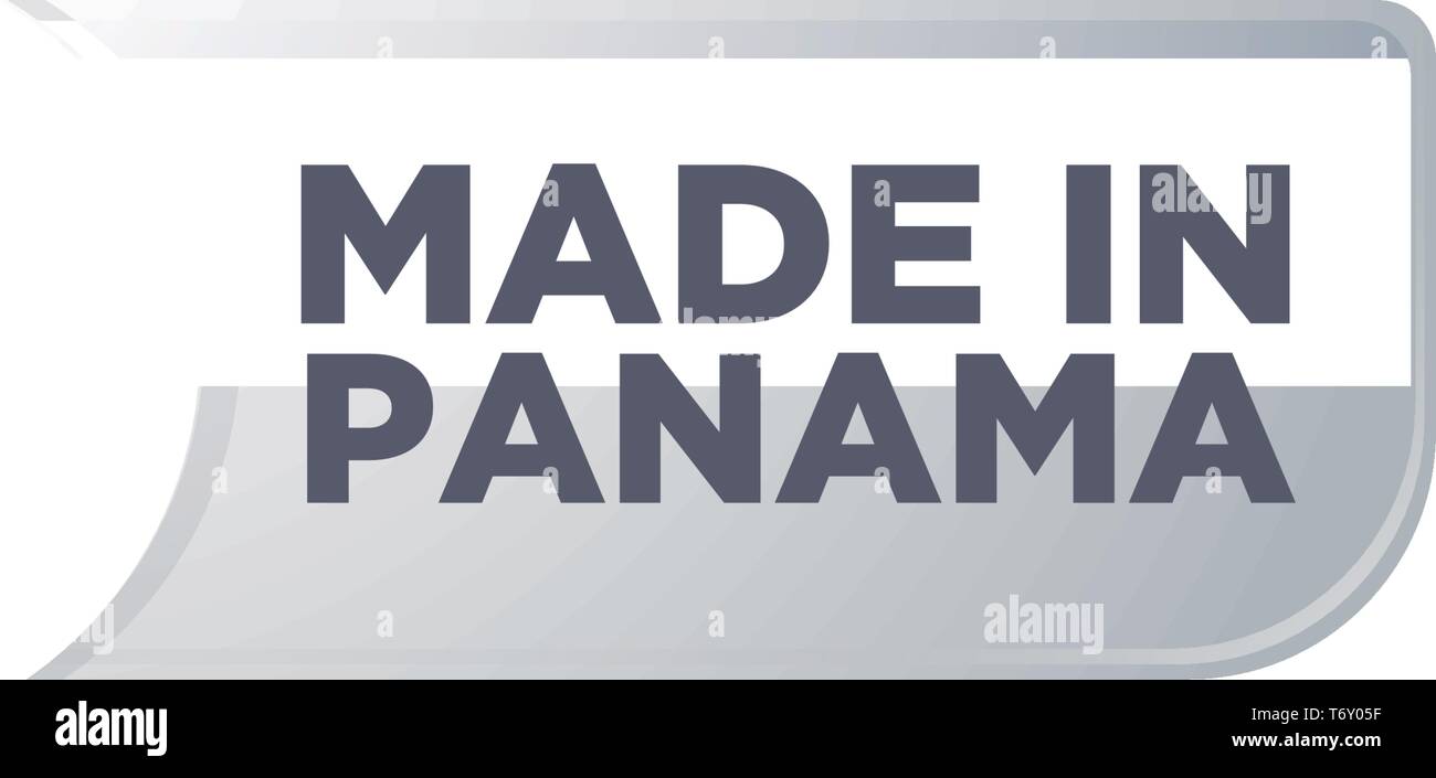 MADE IN PANAMA Stock Vector