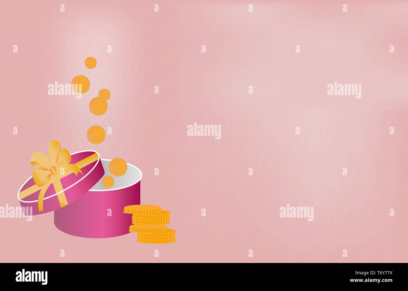 Vector Beautiful Background Pink Banner For Financial Advertising