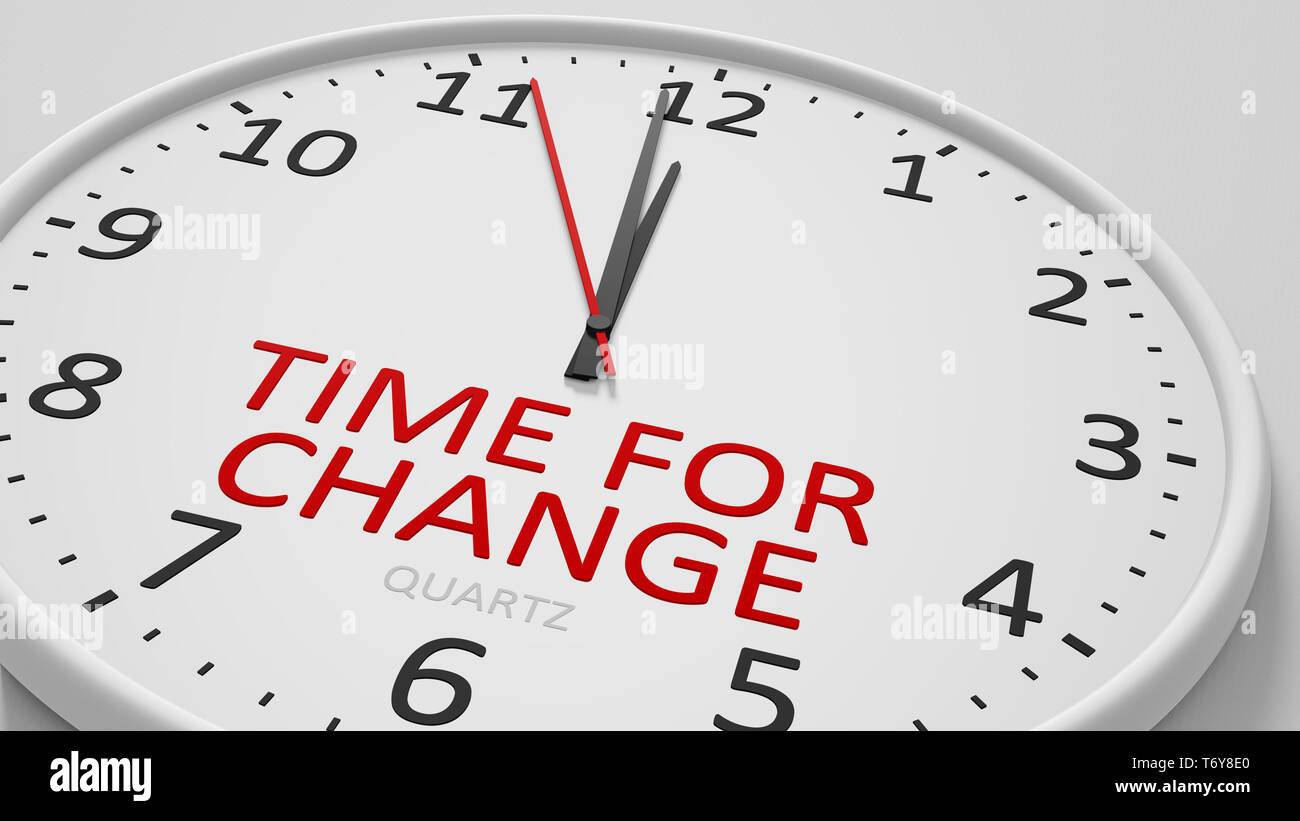 Time For Change High Resolution Stock Photography and Images Alamy