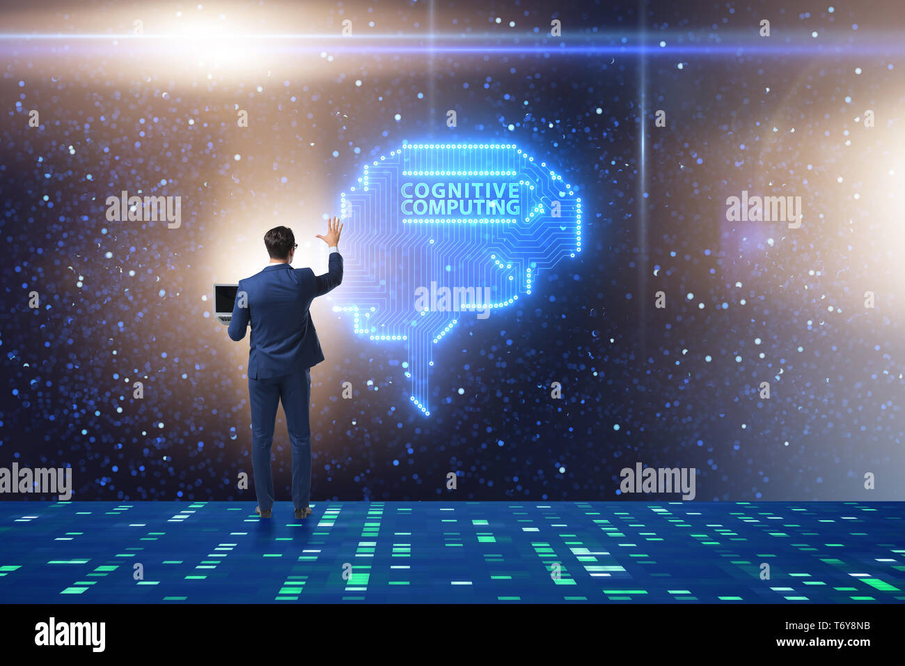 Cognitive computing concept as modern technology Stock Photo - Alamy