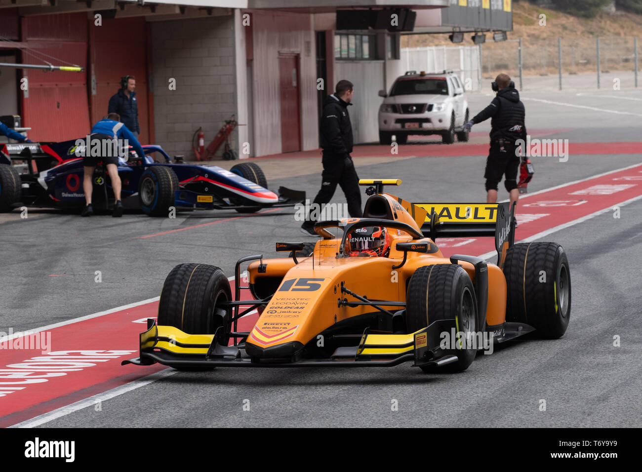 Barcelona Spain March 5th 2019 Jack Aitken From Great Britain With 15 Campos Racing During Day 1 Of Fia F2 2019 Pre Season Test At Circuit De Stock Photo Alamy