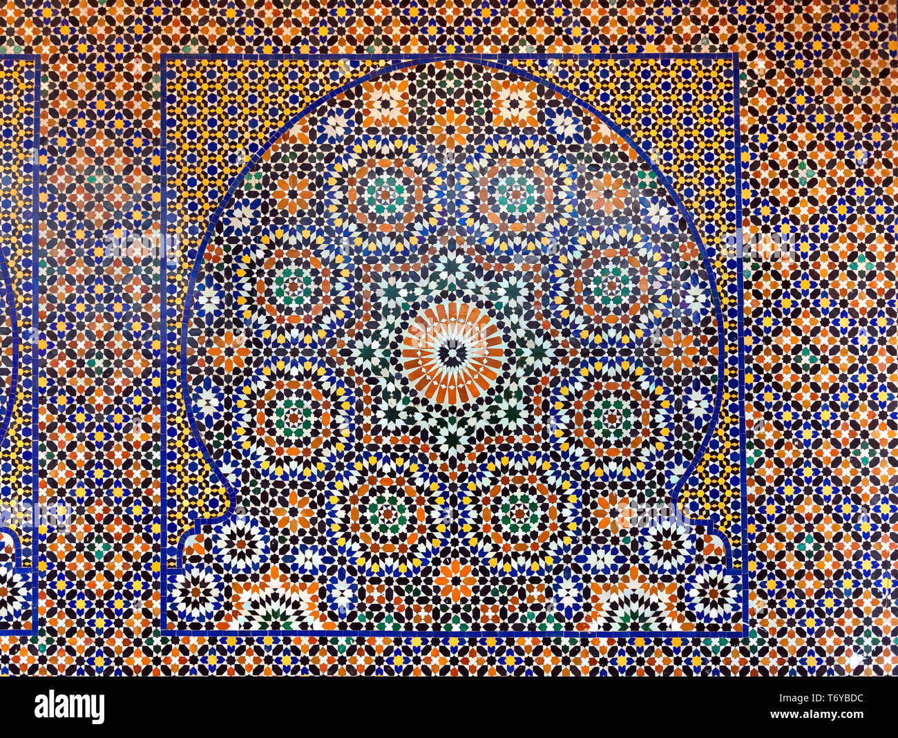 Traditional maroccan pattern background Stock Photo