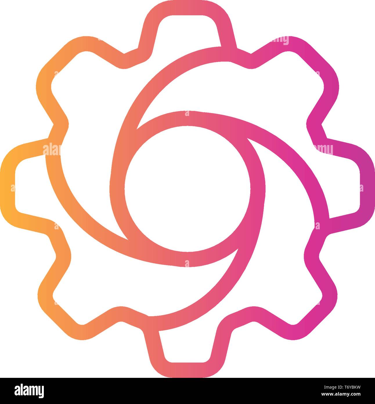 gear logo design industrial icon element illustration - vector Stock ...