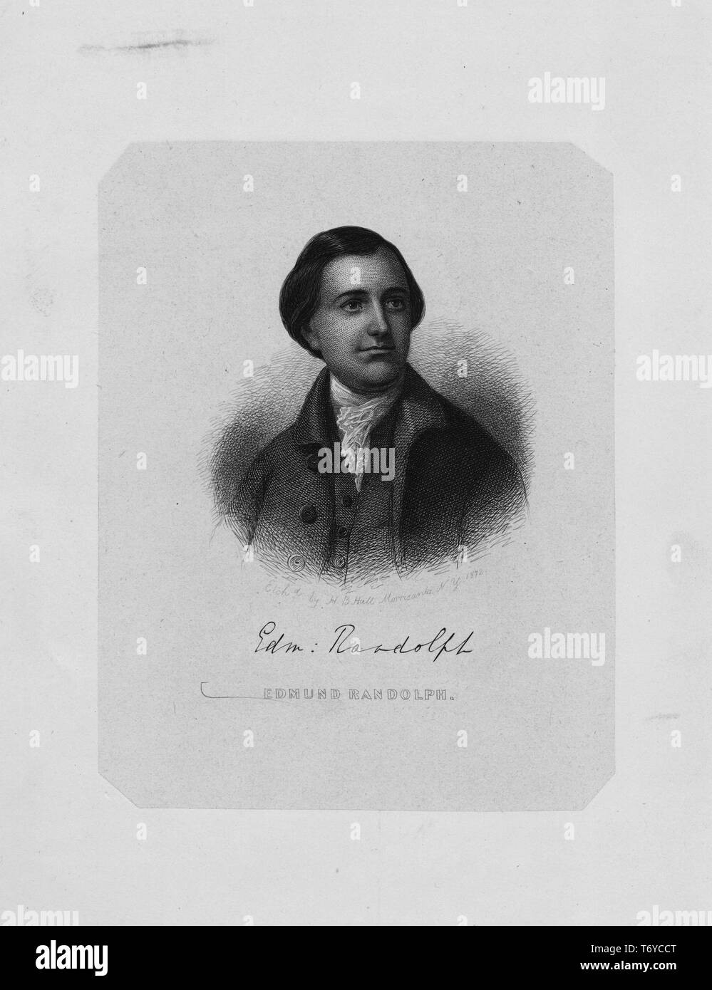 Edmund randolph Black and White Stock Photos & Images Alamy