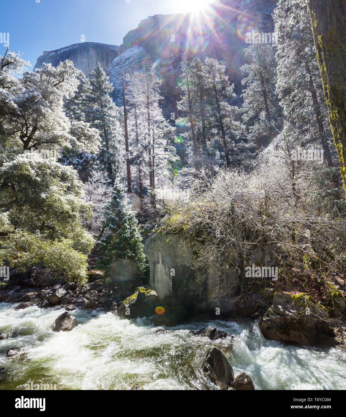 Winter in Yosemite Stock Photo - Alamy