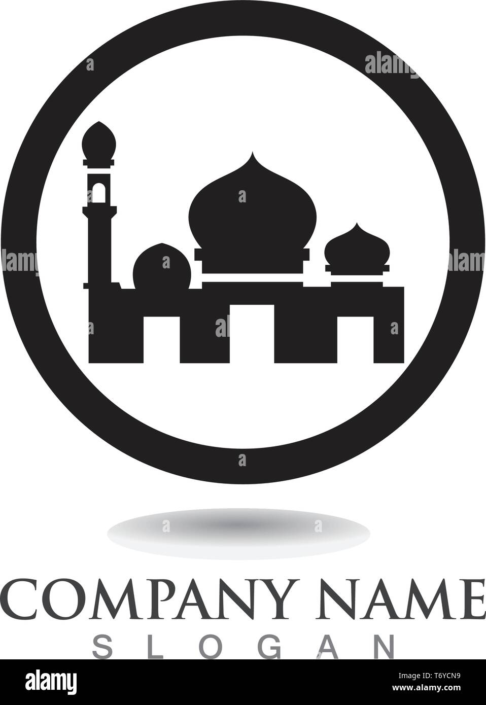 Mosque icon vector Illustration template Stock Vector Image & Art - Alamy