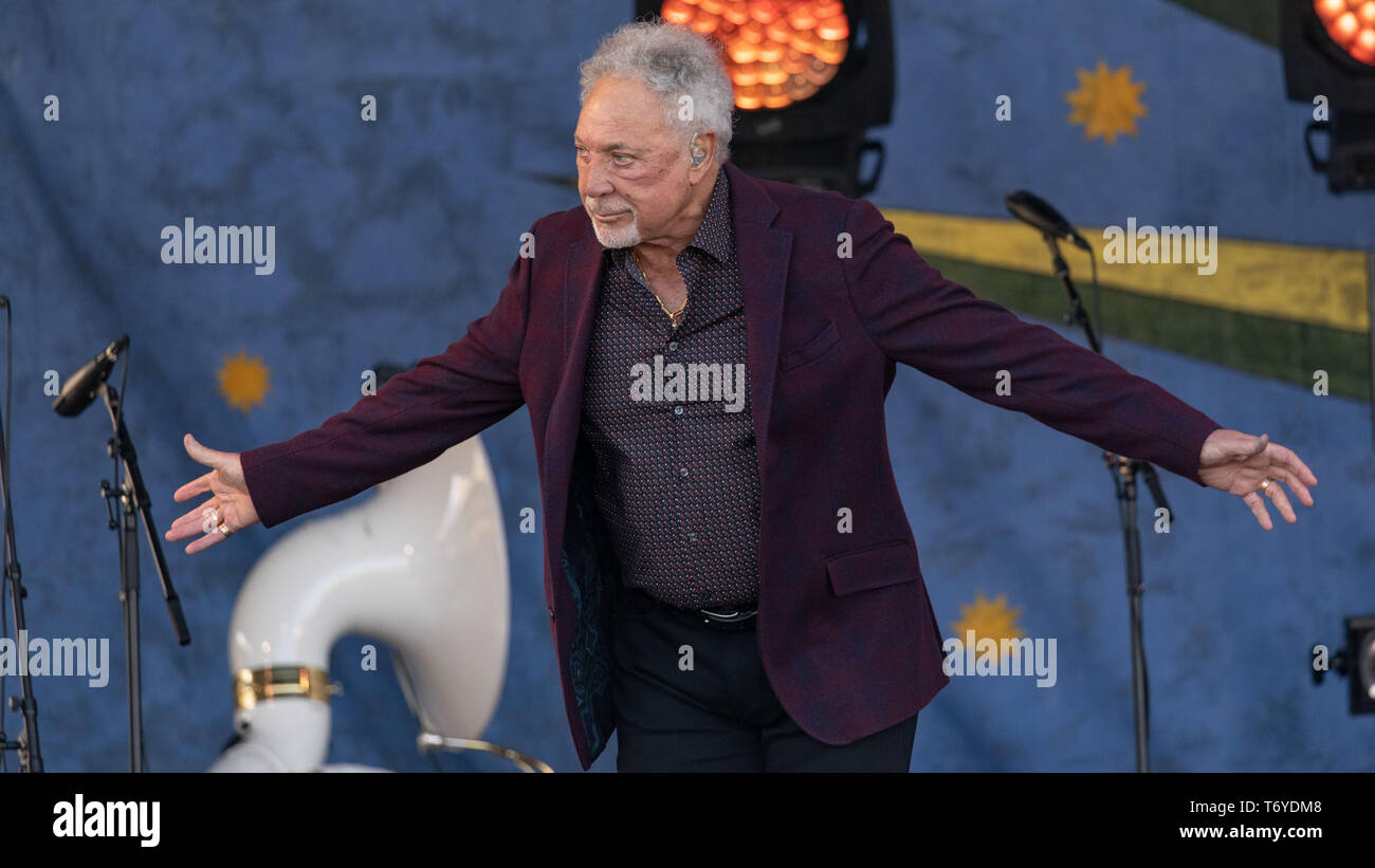 May 2, 2019 New Orleans, Louisiana, U.S Singer TOM JONES (SIR