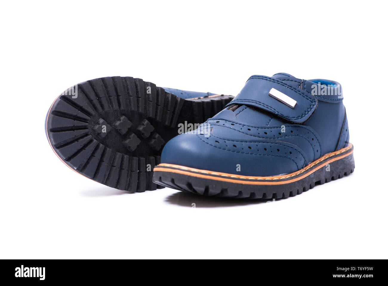 New Arrival Baby Boy Shoes In Blue & White Color
