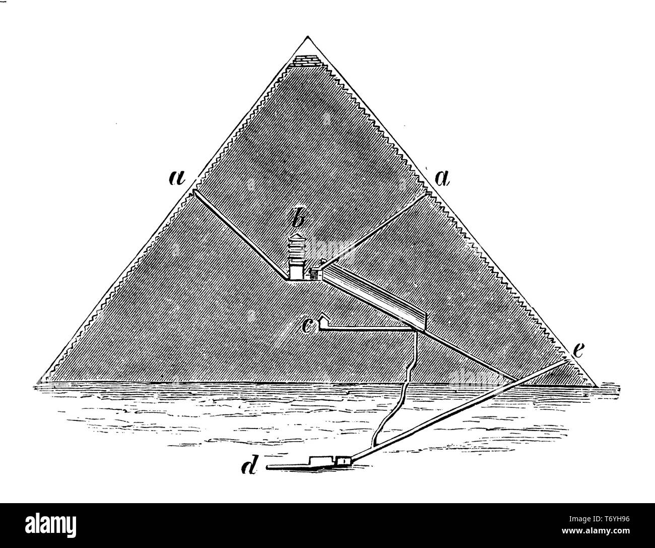 Egypte pyramide illustration hi-res stock photography and images - Alamy