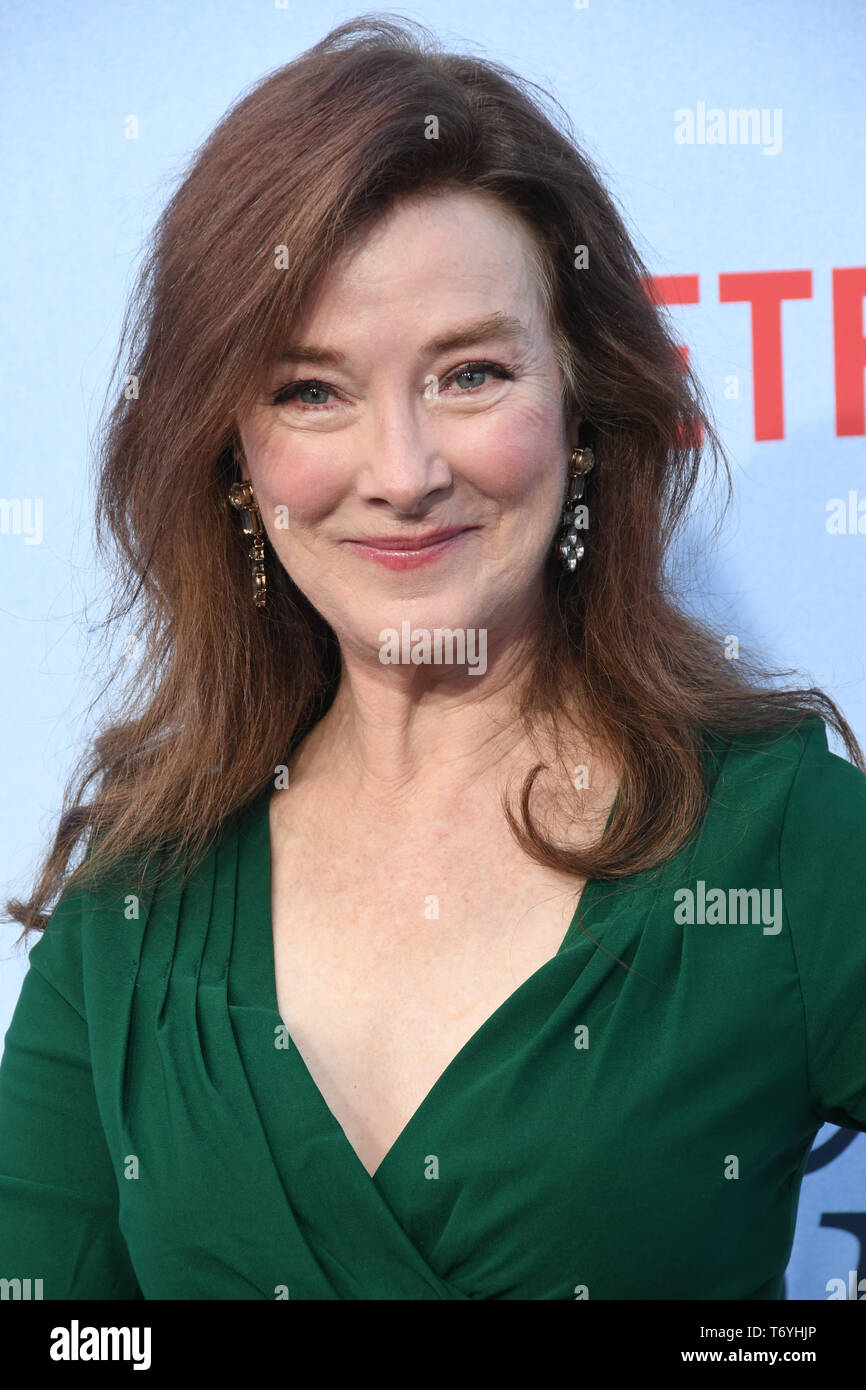 May 2, 2019 - Santa Monica, California, U.S. - 02 May 2019 - Santa Monica, California - Valerie Mahaffey. Netflix's ''Dead to Me'' Los Angeles Premiere held at Broad Stage. Photo Credit: Birdie Thompson/AdMedia (Credit Image: © Birdie Thompson/AdMedia via ZUMA Wire) Stock Photo