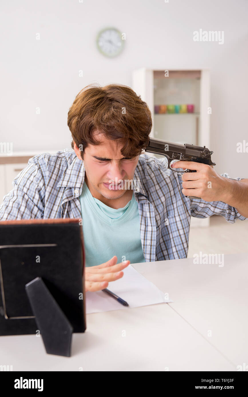 Young man broken over relationship Stock Photo - Alamy