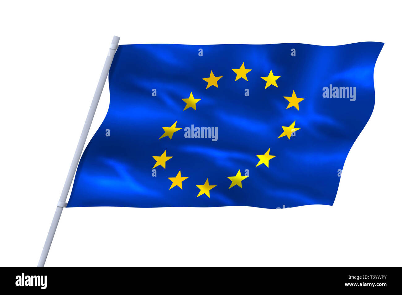 Flag of Europe Stock Photo Alamy