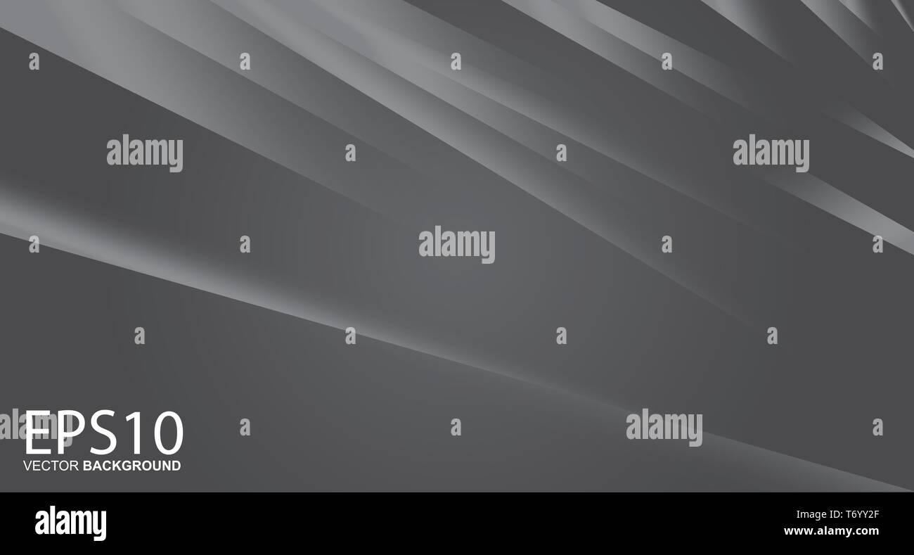 abstract gradient dark gray color background Stock Vector