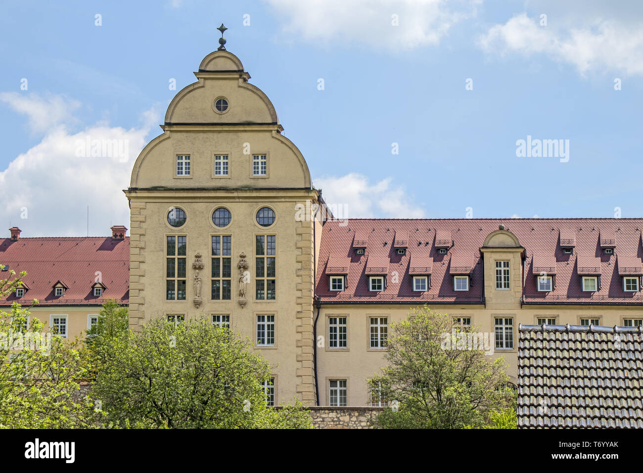 Archabbey Beuron in the  Danube Valley Stock Photo