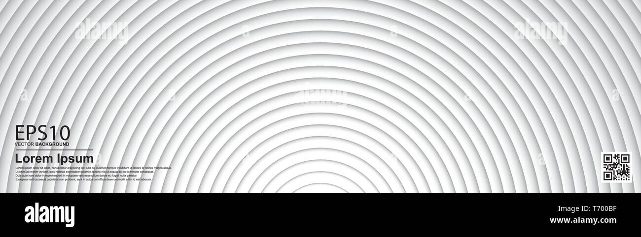 The abstract gradient gray color circle background Stock Vector Image