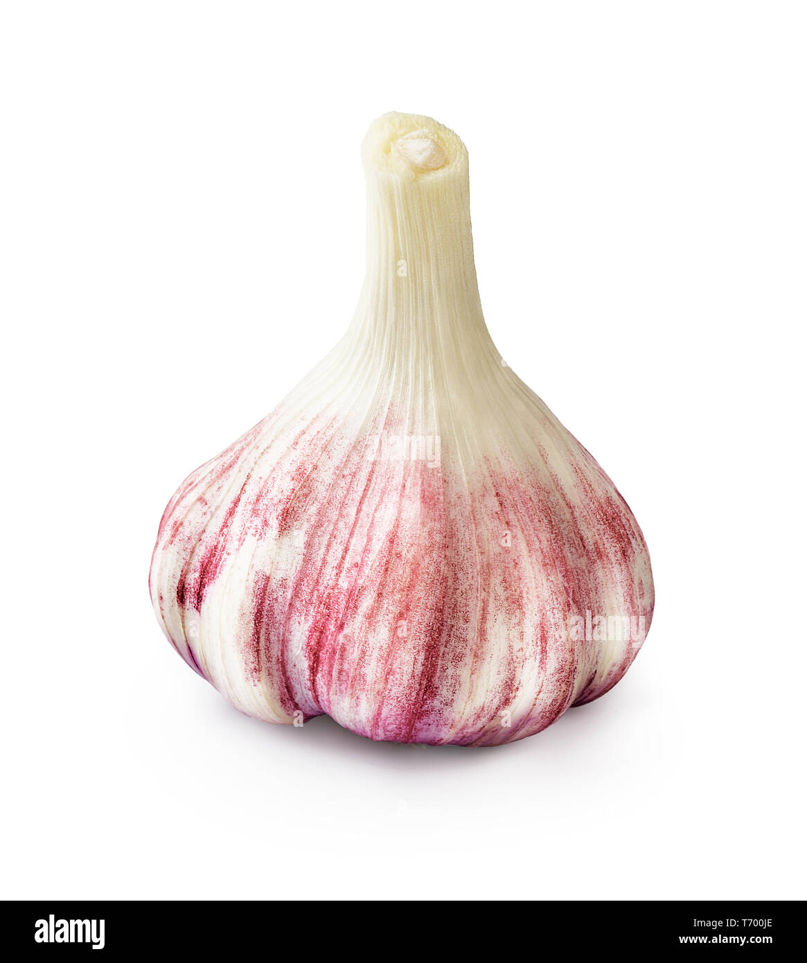 Fresh garlic isolated on white background Stock Photo - Alamy