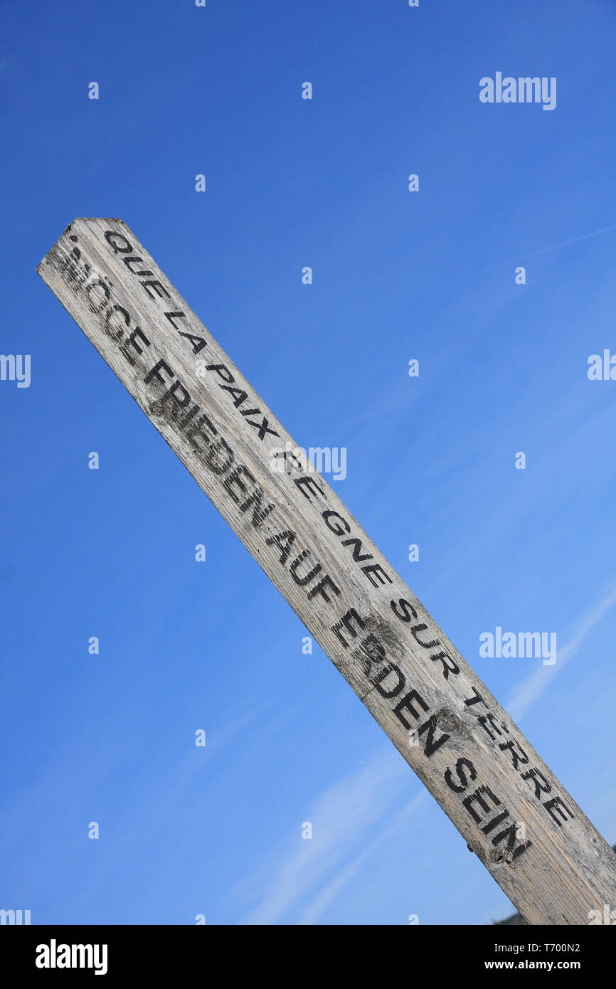 May Peace Prevail on Earth Stock Photo