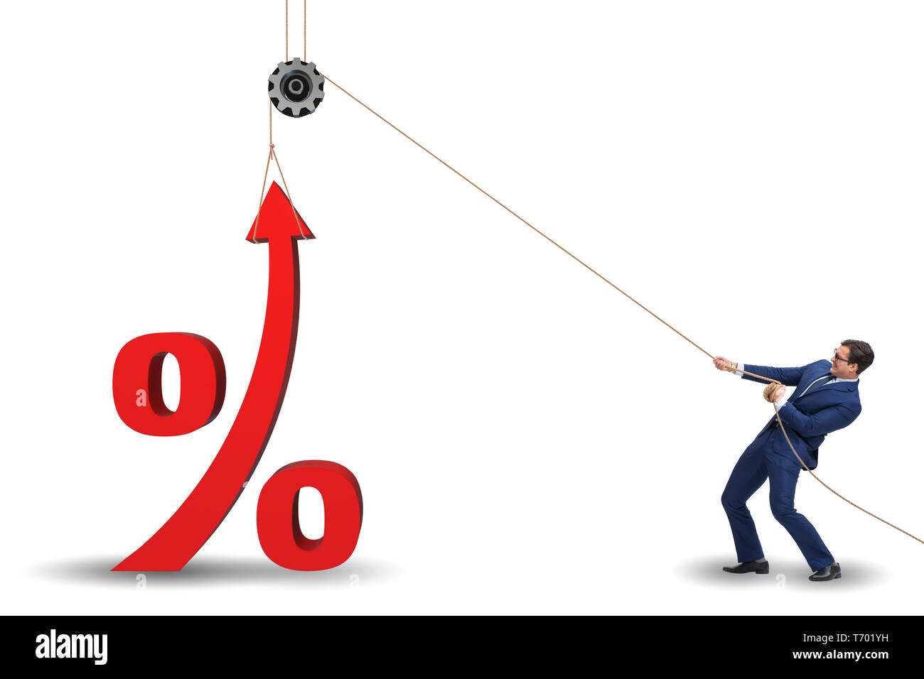 Raising interest rate Cut Out Stock Images & Pictures - Alamy