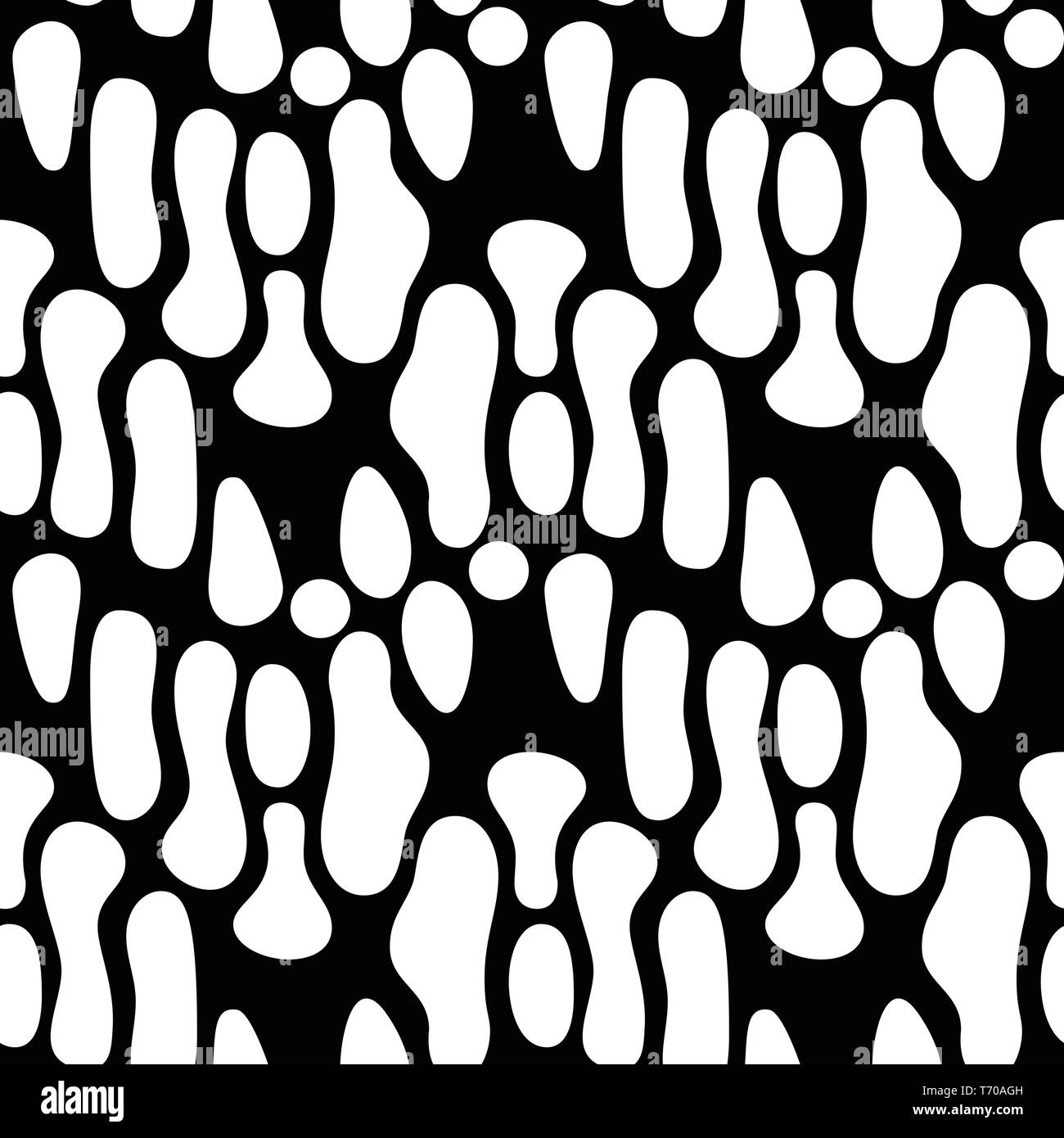 Seamless monochrome pebble pattern hi-res stock photography and images ...