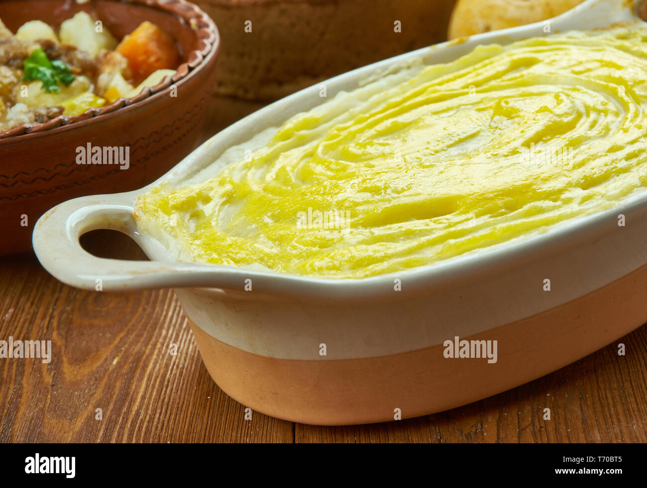 Irish Corned Beef Colcannon Casserole Stock Photo Alamy
