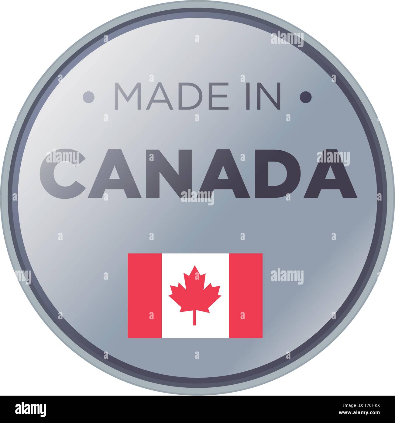 MADE IN CANADA Stock Vector
