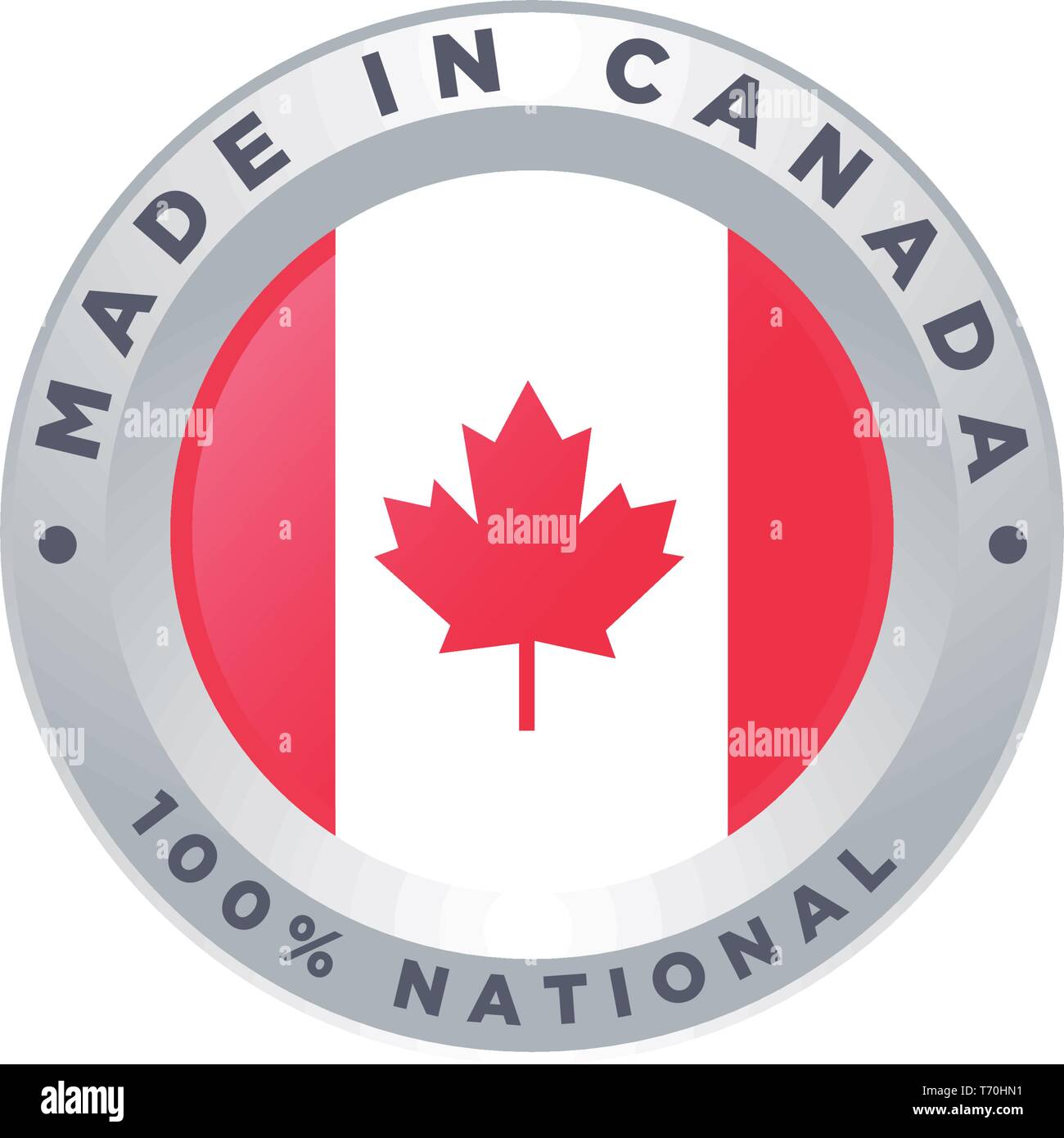 MADE IN CANADA Stock Vector