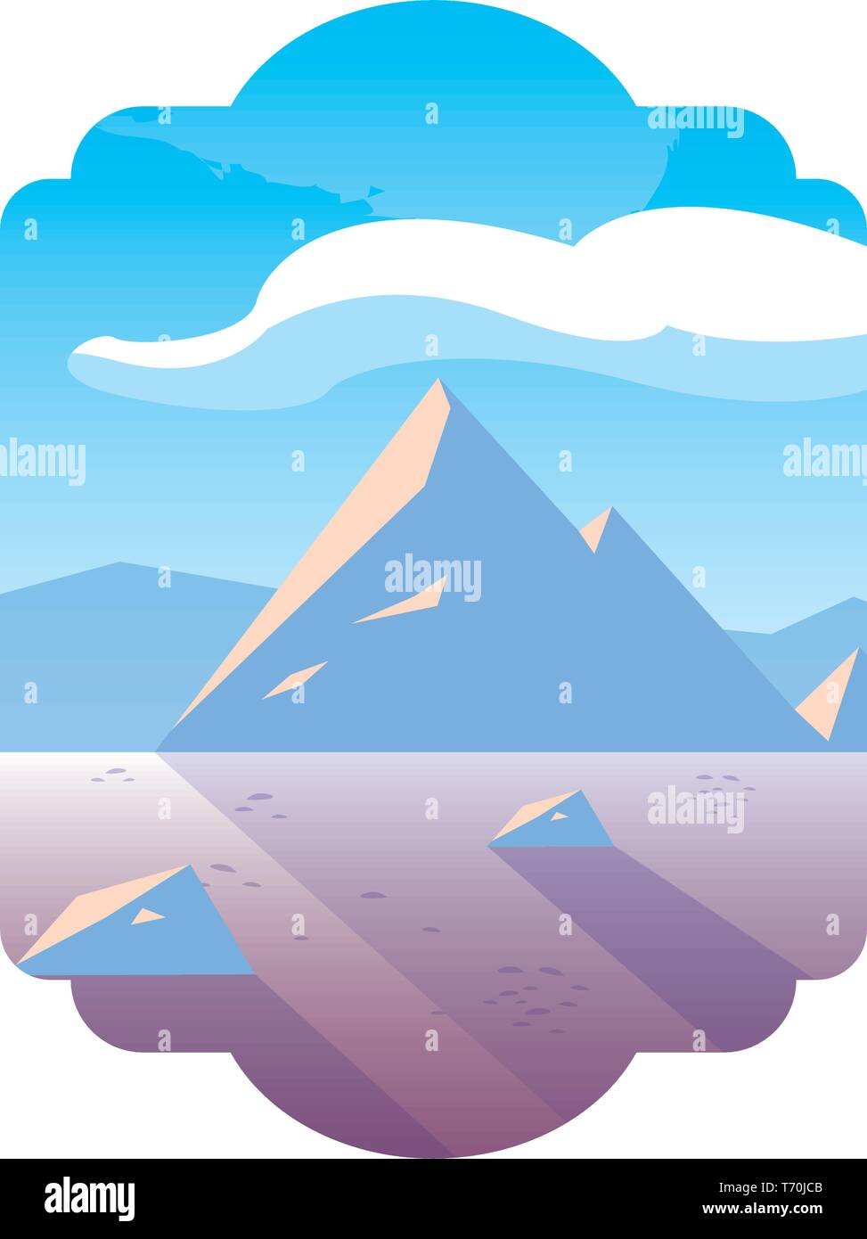 Snowscape banner Stock Vector Images - Alamy