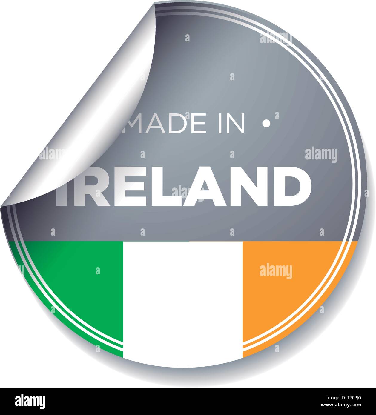 Made ireland label hires stock photography and images Alamy