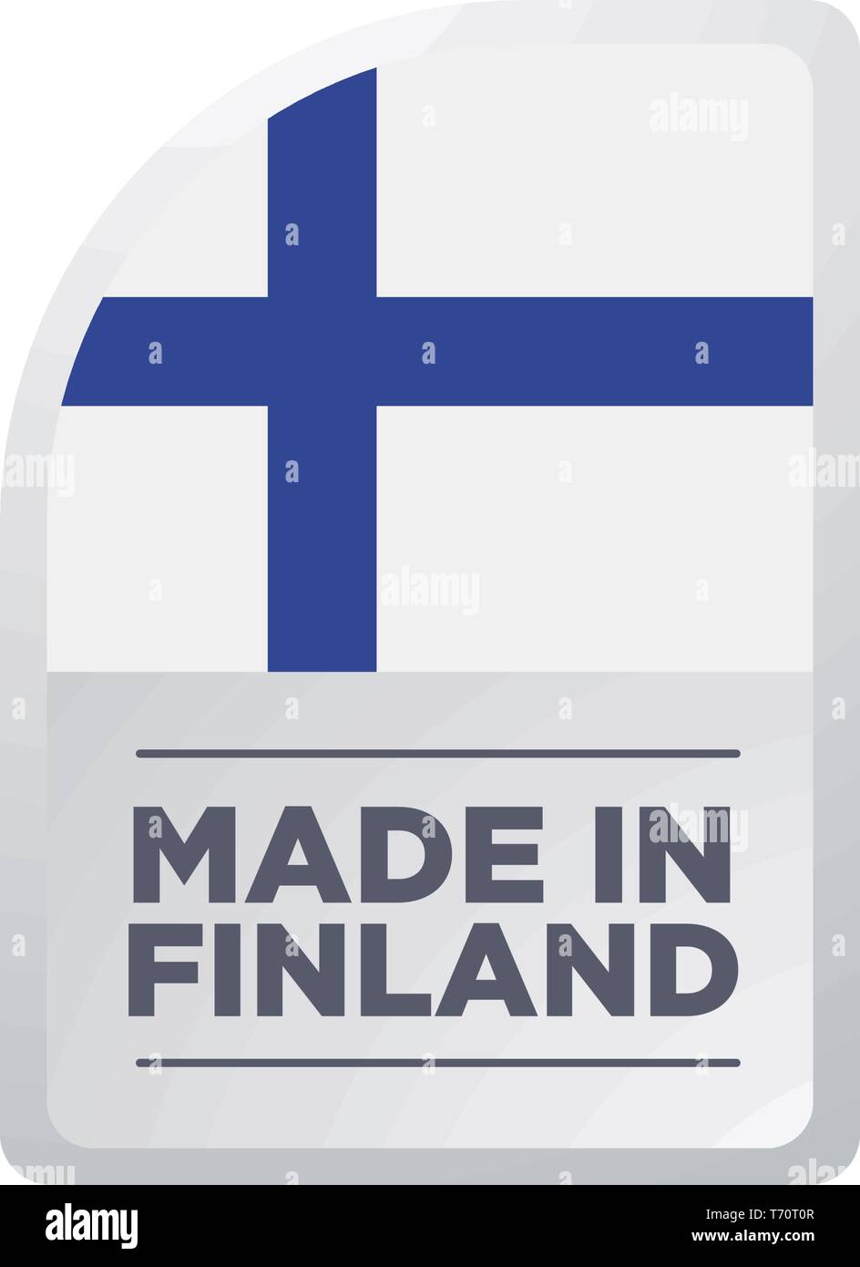 MADE IN FINLAND Stock Vector