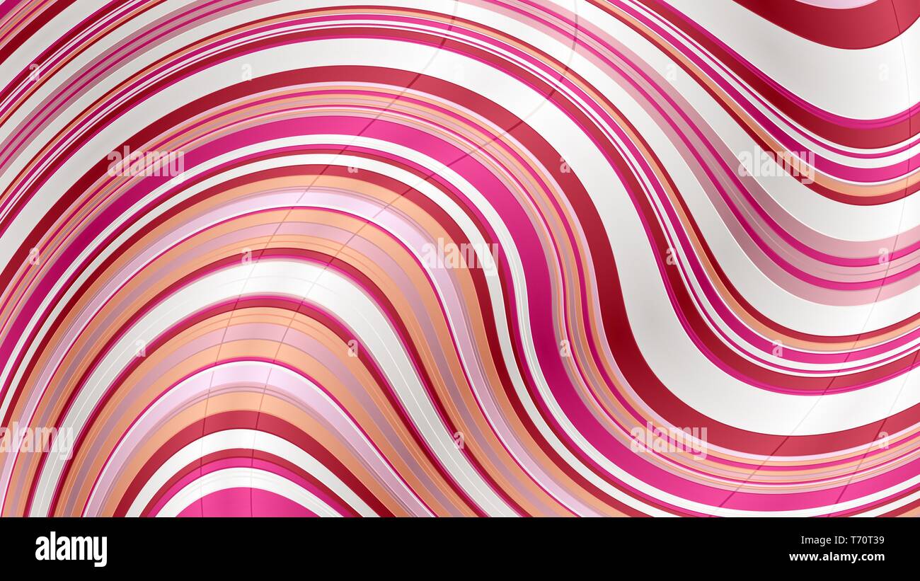 Baby Pink Light Gray And Crimson Wavy Motion Background Wave