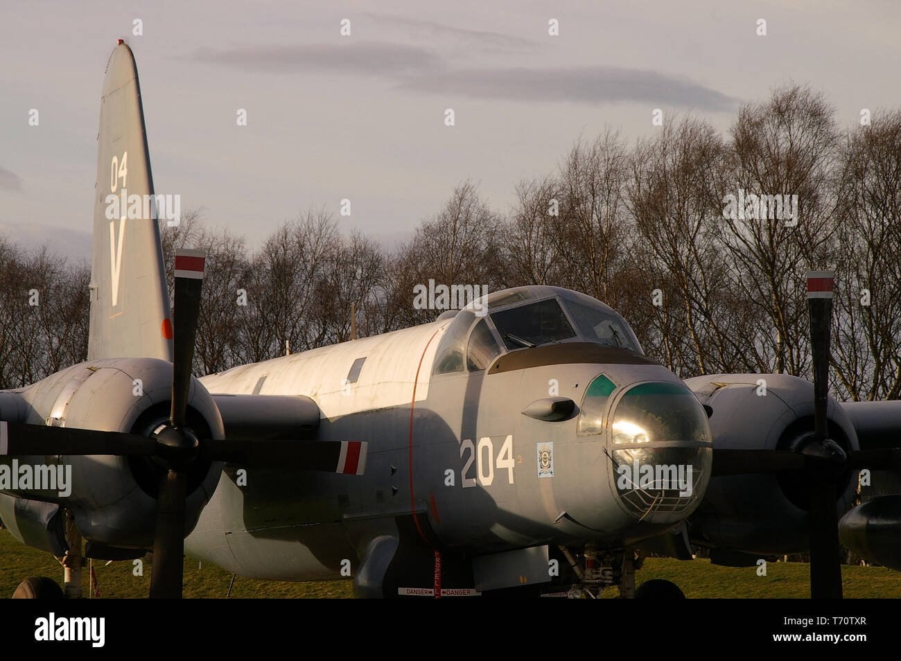 Lockheed P2H Neptune maritime patrol and antisubmarine aircraft plane at the RAF Museum