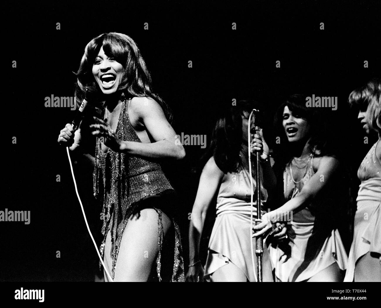 Netherlands, Rotterdam, De Doelen  Tine Turner and the Ikettes, Ike and Tina Turner - 1971,  (Photo Gijsbert Hanekroot) Stock Photo