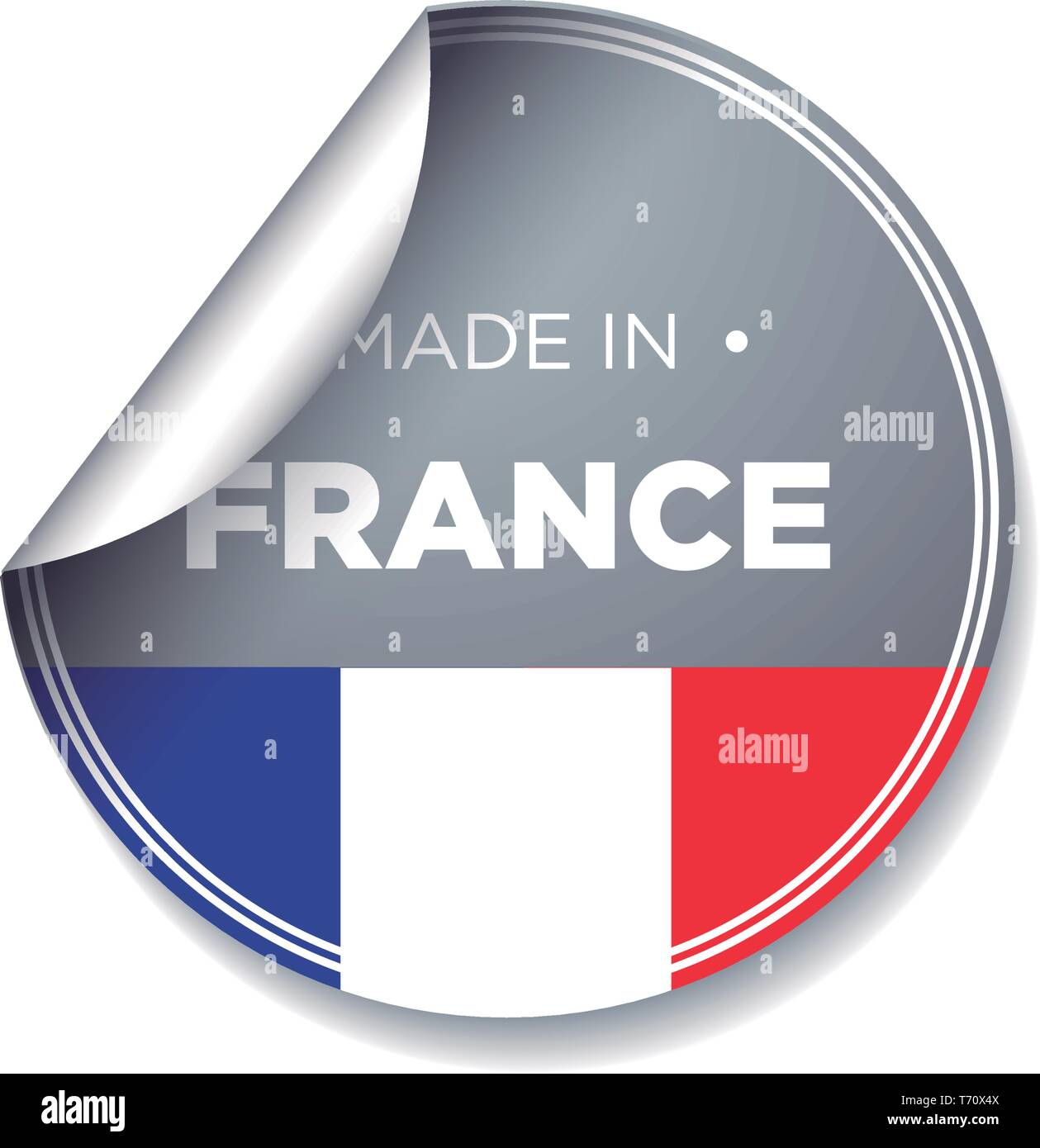 MADE IN FRANCE Stock Vector