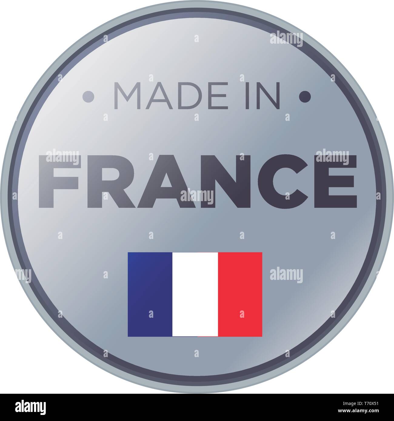 MADE IN FRANCE Stock Vector