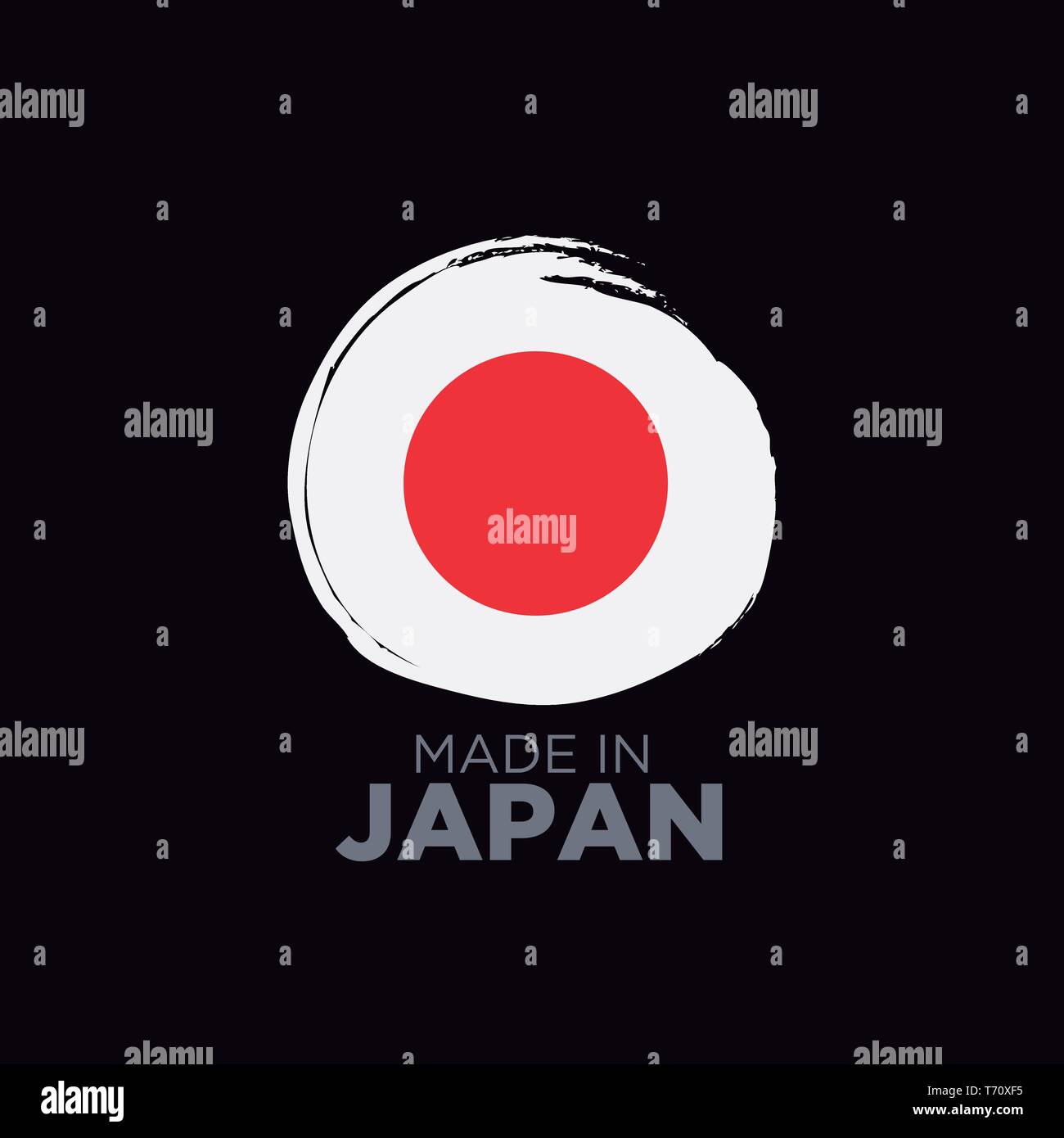 MADE IN JAPAN Stock Vector