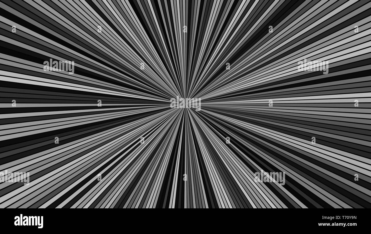 Grey hypnotic abstract starburst stripe background - vector blast ...