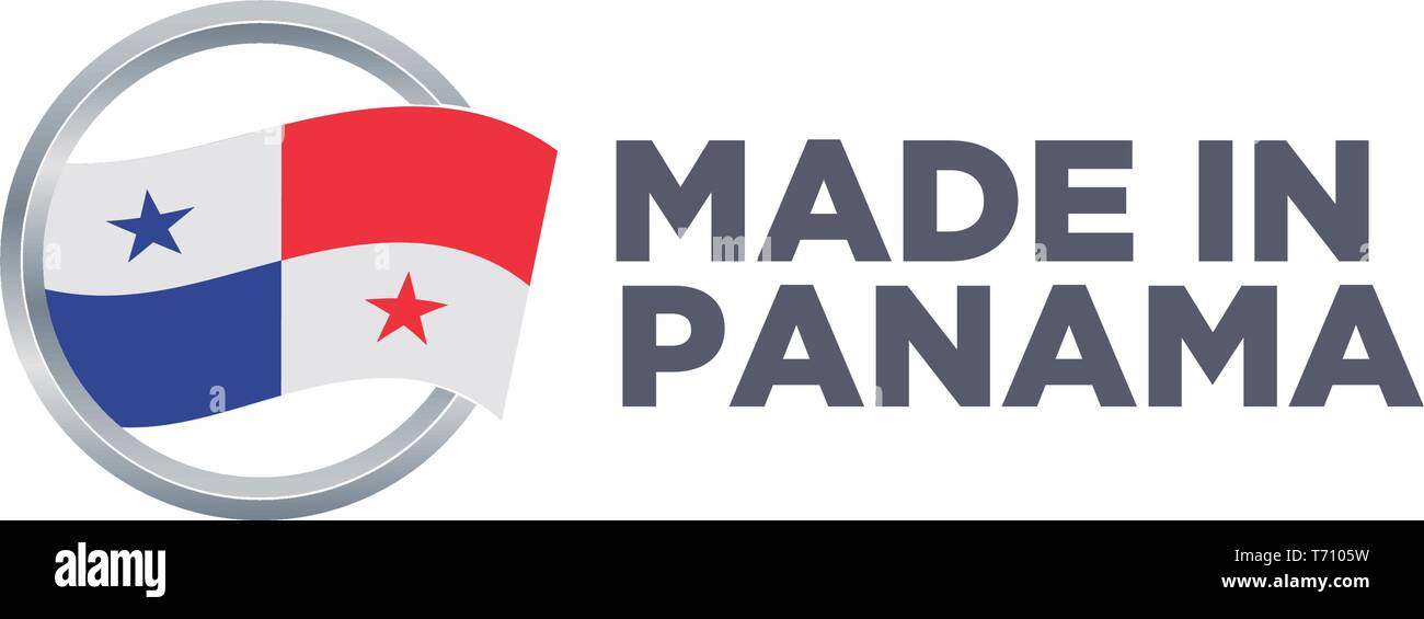 MADE IN PANAMA Stock Vector