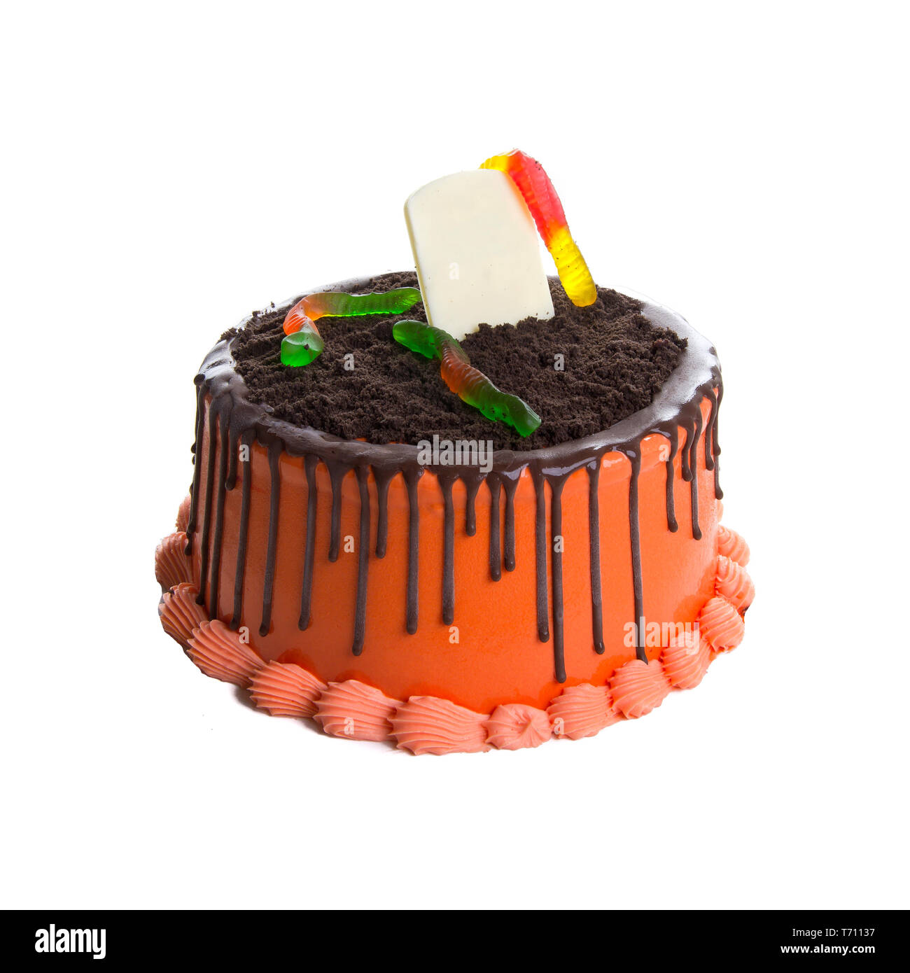 cake or cake for holidays on a background Stock Photo