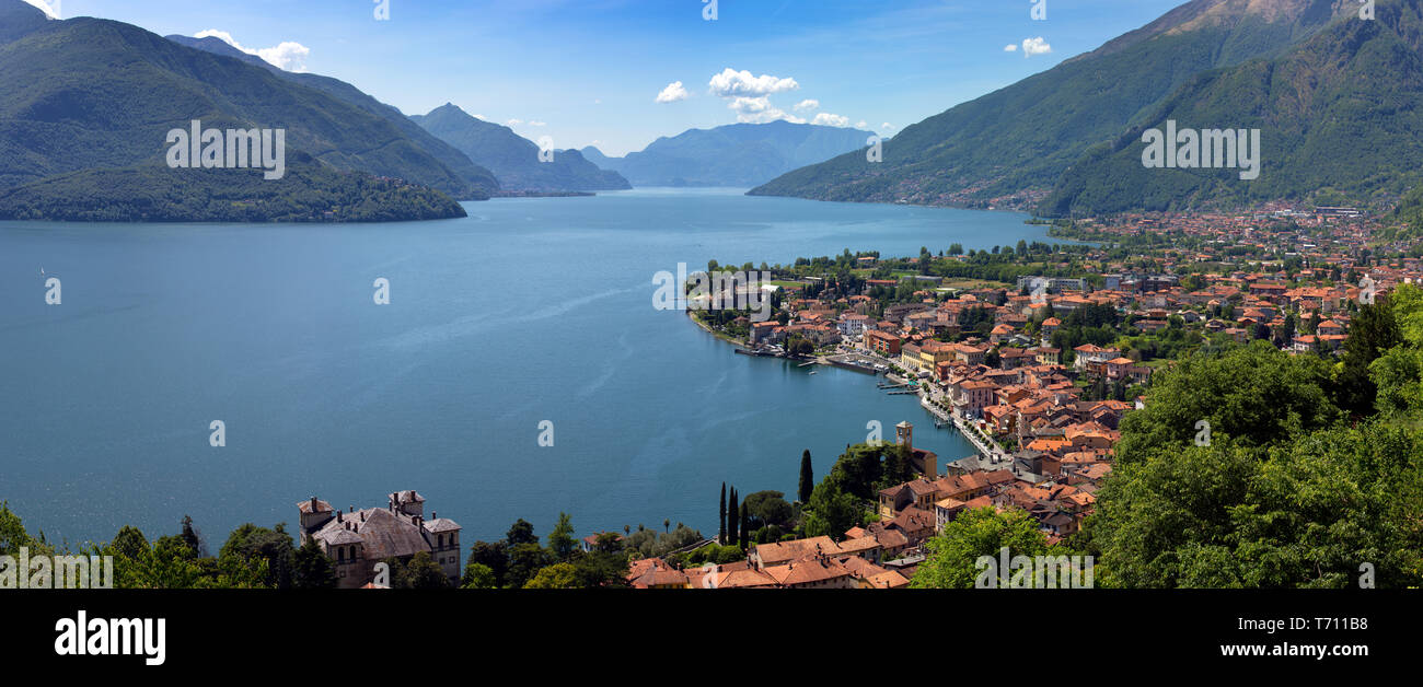 Menaggio city Como lake and mountains Stock Photo