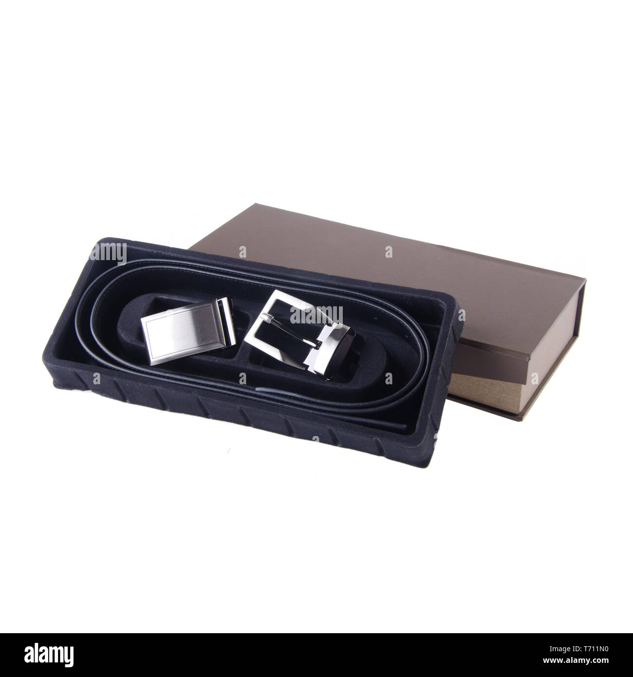 belt or belt for men on background Stock Photo