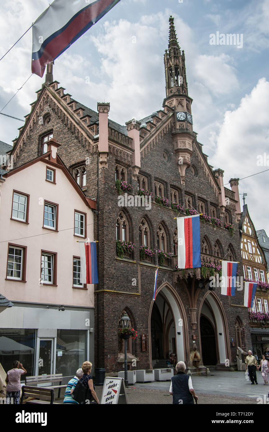 Old town of Montabaur in the Westerwald Stock Photo
