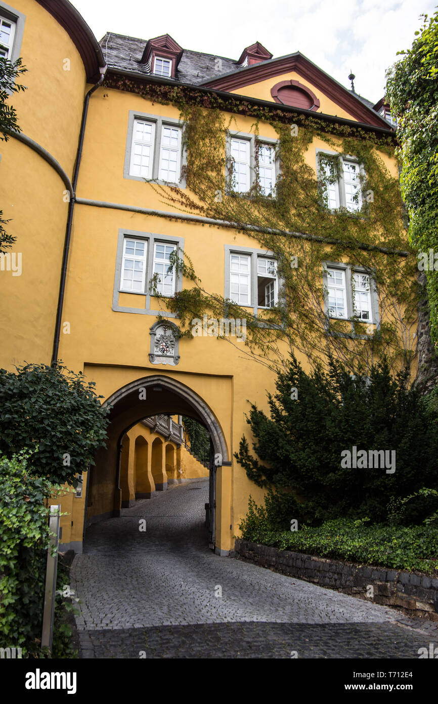 Castle Montabauer In the Westerwald Stock Photo