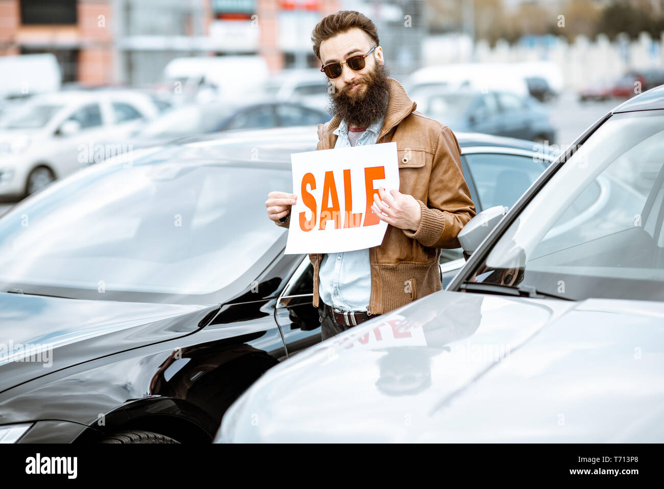 Used car salesman hires stock photography and images Alamy